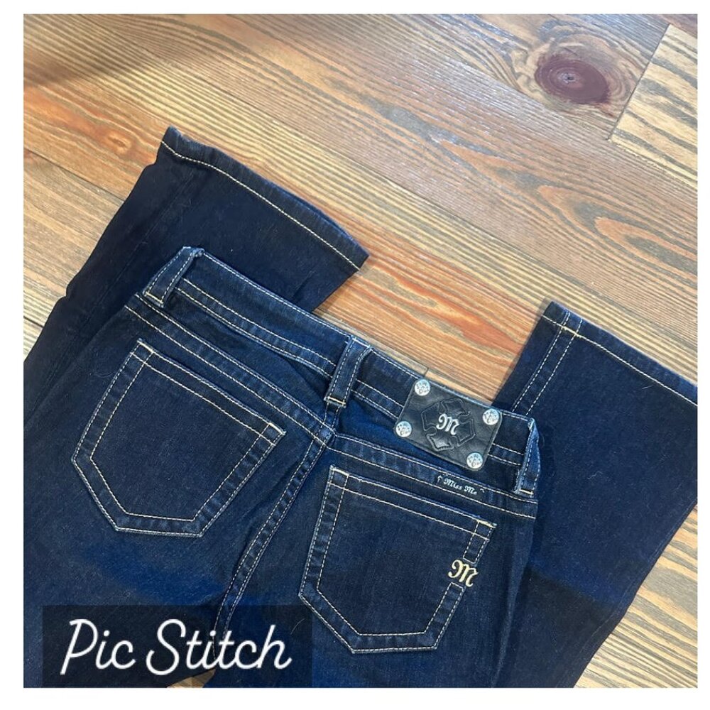 Miss Me Boot Cut Dark Wash Jean Sz 27